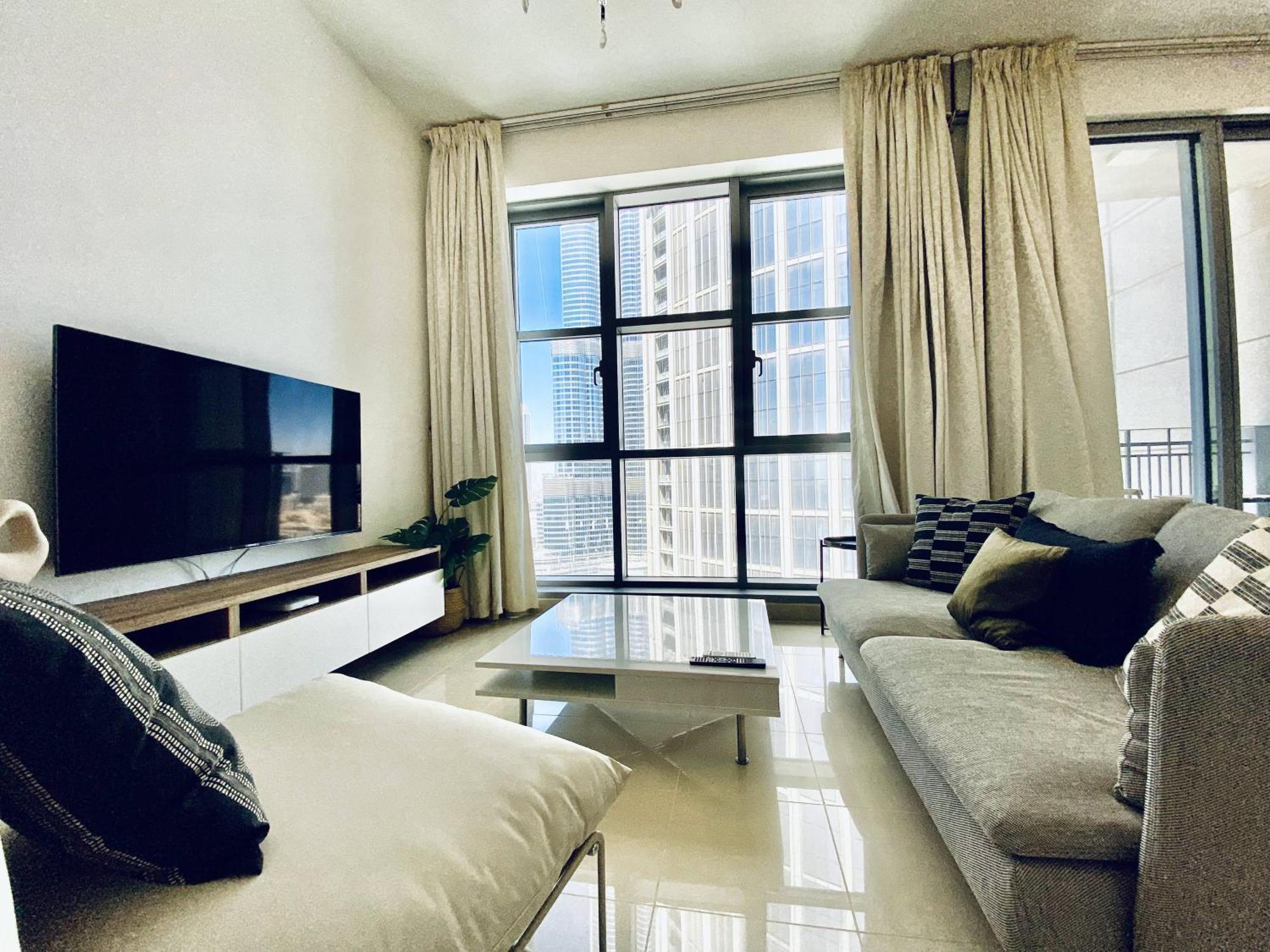 Appartement Lux Standpoint Tower Burj & Fountain Views Dubai